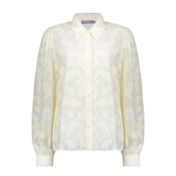 Geisha 43652-47 010 blouse fancy fabric off-white
