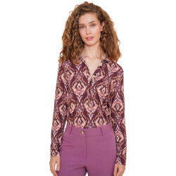 Geisha Blouse mauve