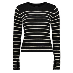 Vero Moda Vmgold rib ls o-neck pullover dessin