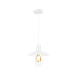 QUVIO Hanglamp metaal en glas quv5082l-white