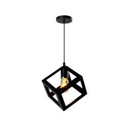 QUVIO Hanglamp met metalen frame vierkant quv5150l-black