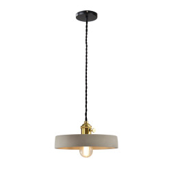 QUVIO Hanglamp beton klein rond quv5095l-grey