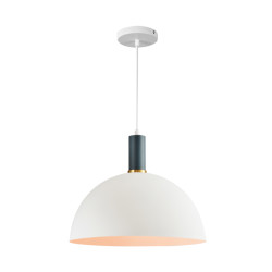 QUVIO Hanglamp en blauw quv5087l-blue/white