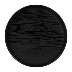 QUVIO Houten dienblad rond - maat s (24 cm)