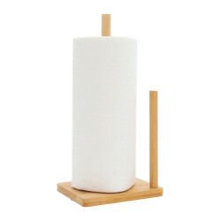 QUVIO Keukenrolhouder hout