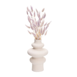 QUVIO Vaas keramisch 21 cm wit