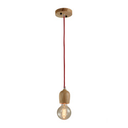 QUVIO Hanglamp hout quv5043l-wood
