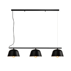 QUVIO Hanglamp 3-lichts quv5056l-black