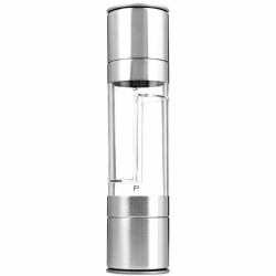 Krumble Zout en peper molen 2-in-1 staal