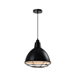 QUVIO Hanglamp rond met metal frame quv5166l-black