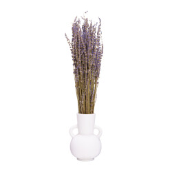 QUVIO Decoratieve vaas met handvatten– keramiek –