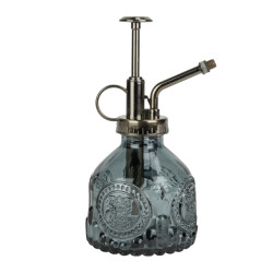 QUVIO Plantenspuit vintage glas zwart