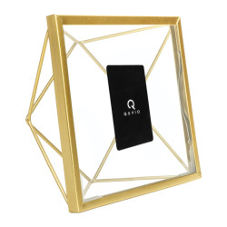 QUVIO Fotolijstje hexagon 15 x 15 cm staal -