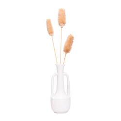 QUVIO Vaas met handvatten – 26 cm keramiek –