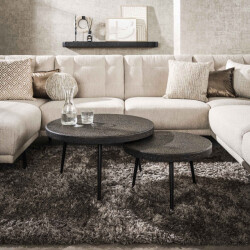 Hoyz salontafel bulky ferro ferro metallic set van 2