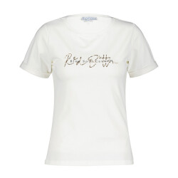 Red Button T-shirt srb4336 temmy logo offwhite/taupe