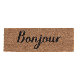 Present Time deurmat bonjour -75x25x1,5cm