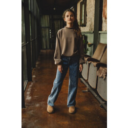 Looxs Revolution Denim straight leg swirl voor meisjes in de kleur