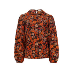 Looxs Revolution Meisjes blouse retro rib retro floral