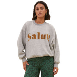 By-Bar Amsterdam Bibi salut sweater grey melee