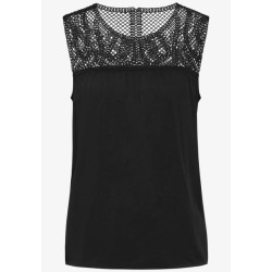 Street One a321795 top w. crochet yoke