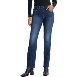 Levi's 724 high rise striagt cool i am mid. blue