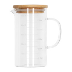 Krumble Maatbeker glas met deksel 500 ml