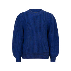 Indian Blue Meiden gebreiden sweater heavy