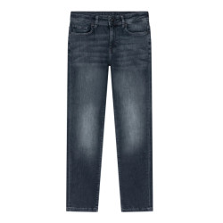 Indian Blue Jongens jeans robin wide straight fit dark denim