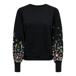 Only Onlbrooke ls o-neck flower swt noo -