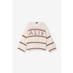 Alix The Label Ladies knitted azure alix pullover beige