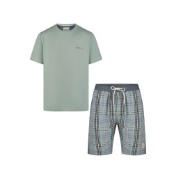 Phil & Co Heren shortama korte pyjama katoen