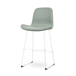 Nolon Nino-fé barkruk zacht wit onderstel 75 cm