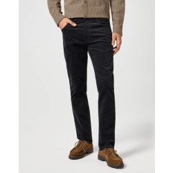 Wrangler Greensboro heren regular-fit corduroy black