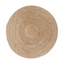Artichok Milou jute vloerkleed naturel Ø 90 cm