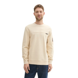 Tom Tailor Structured c-neck sweat