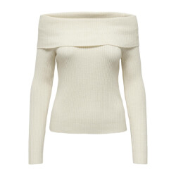 Only Onlkatia ls off shoulder knt nca off-white