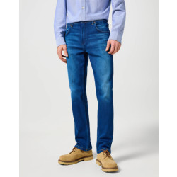 Wrangler Greensboro heren regular-fit jeans blue jam