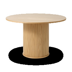 Olivine Lenn houten eettafel naturel Ø 120 cm