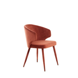 Light & Living eetkamerstoel 79x57x52 cm kosaka bordeaux