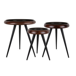 Leitmotiv bijzettafel tripod - set van 3