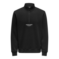 Only & Sons Onscurated reg half zip sweat -