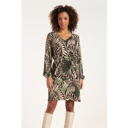Smashed Lemon 24648 e grafische print jurk |