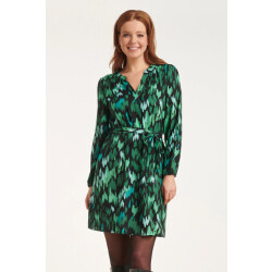 Smashed Lemon 24657 teal dierprint jurk |