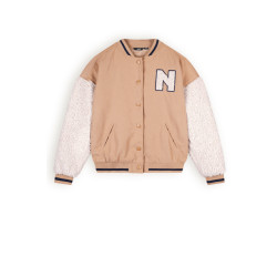 NoBell Meisjes baseball jasje oversized darsy rosy