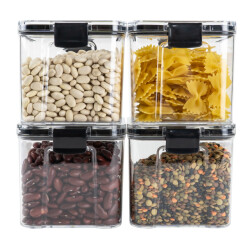 Krumble Voorraadpot plastic 700 ml set van 4