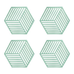 Krumble Pannenonderzetter hexagon - set van 4