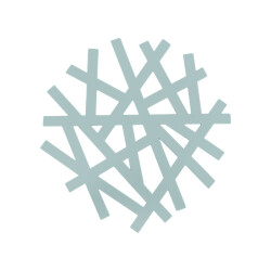 Krumble Pannenonderzetter rond 15,8 cm silicoon blauw