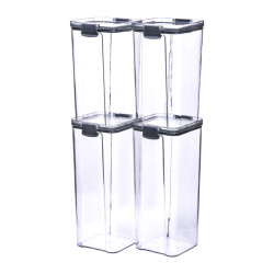 Krumble Voorraadpotten set van 4 700 ml + 700 ml + 1800 ml + 1800 ml