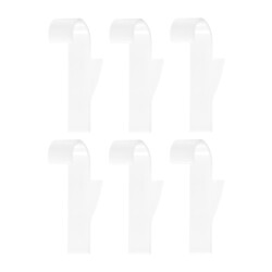 QUVIO Handdoekhouder plastic haakje set van 6 -